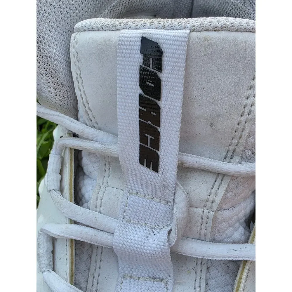 Nike Force Savage Elite Football Cleats White Black Size 17